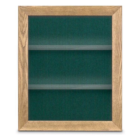 United Visual Products Outdoor Enclosed Combo Board, 42"x32", Gold Frame/Grey & Burgundy UVCB4232ODG-GREY-DBURGU